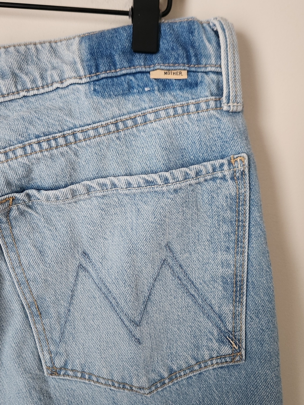 MOTHER Superior | The Rambler Zip Ankle Fray Jeans in I'm With The Band - Sz 34 - Picture 6 of 11
